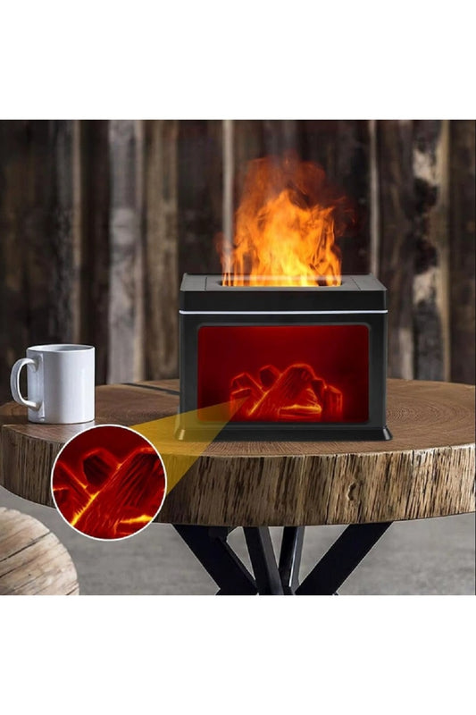 Şömine Modeli Işıklı Difüzör