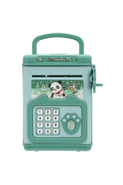ATM Kumbara Para Sayma Sıralayıcı Panda Sticker Paramak İzi Okuyucu Kasa Kumbara