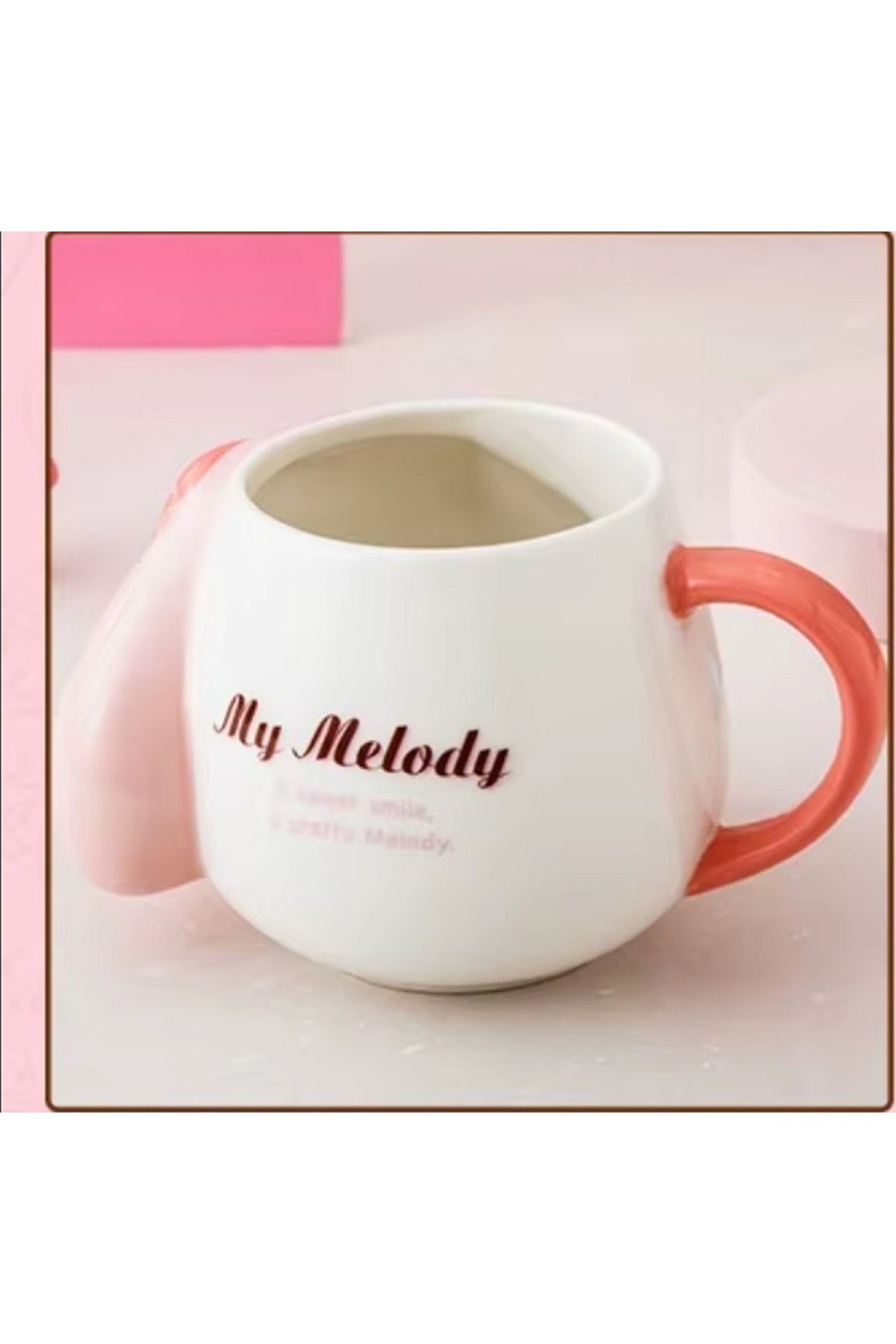 450Ml Sanrio Melody Sevimli Seramik Karikatür Yaratıcı Meşrubat Bardağı