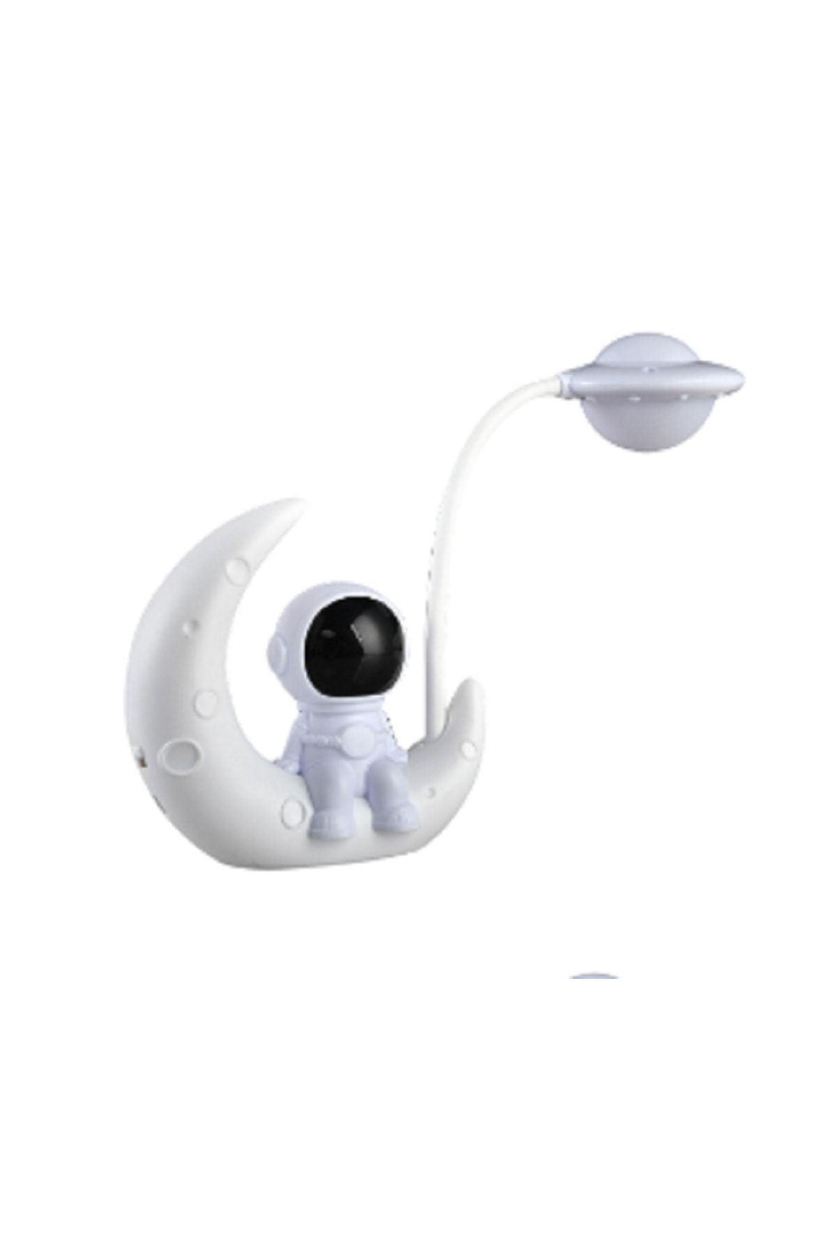Astronot Ay Gece Lambası Çocuk Usb Şarj Edilebilir Led Lamba