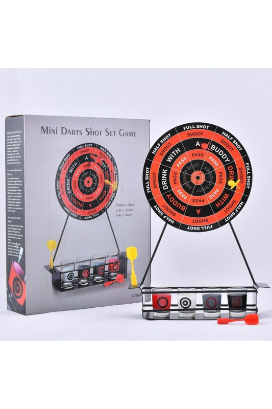 4 Adet Shot Bardaklı Cezalı Masaüstü Dart Oyunu