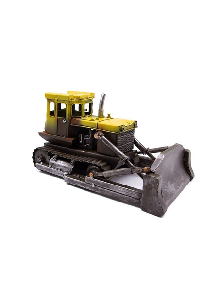 Dekoratif Metal Buldozer Süsler Ev Oturma Odas TV kabine Masaüstü Ofis Dekorasyon