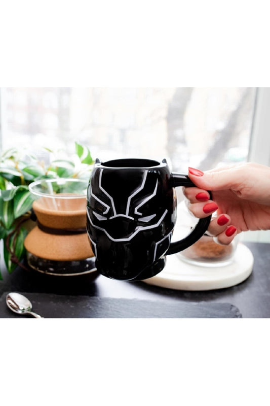550ml Black Panter Seramik Aksiyon Karakter Kupa Bardak Drinkware
