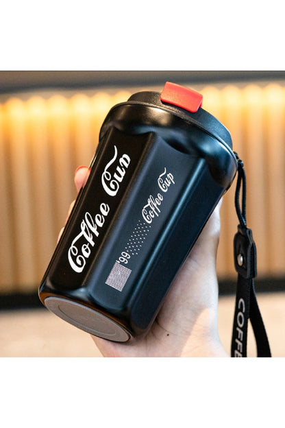 390ml Akıllı Sıcaklık Göstergeli Paslanmaz Çelik Taşınabilir Kamp Termos & Matara