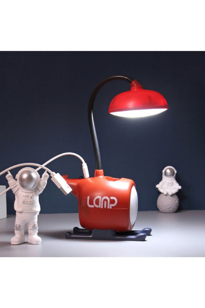 Led Masa Lambası Karikatür Usb Uçak Göz Koruması Için Çalışma Masa Işığı