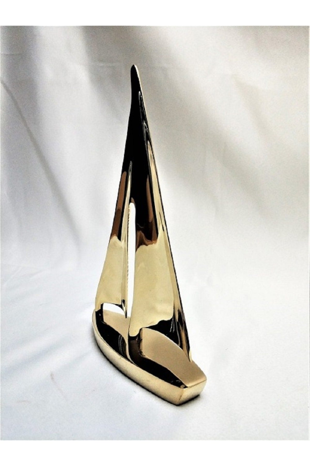 Pirinç Yelkenli Tekne 16*10 Cm