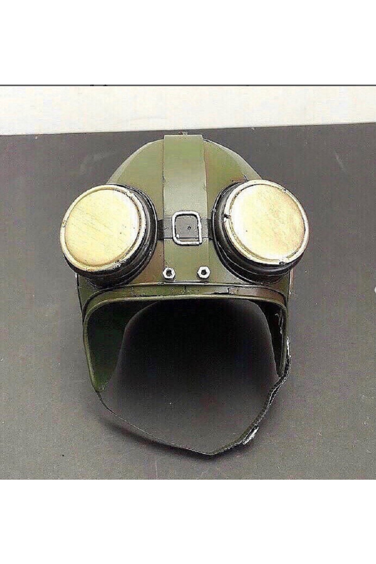 Dekoratif Metal Pilot Kaskı