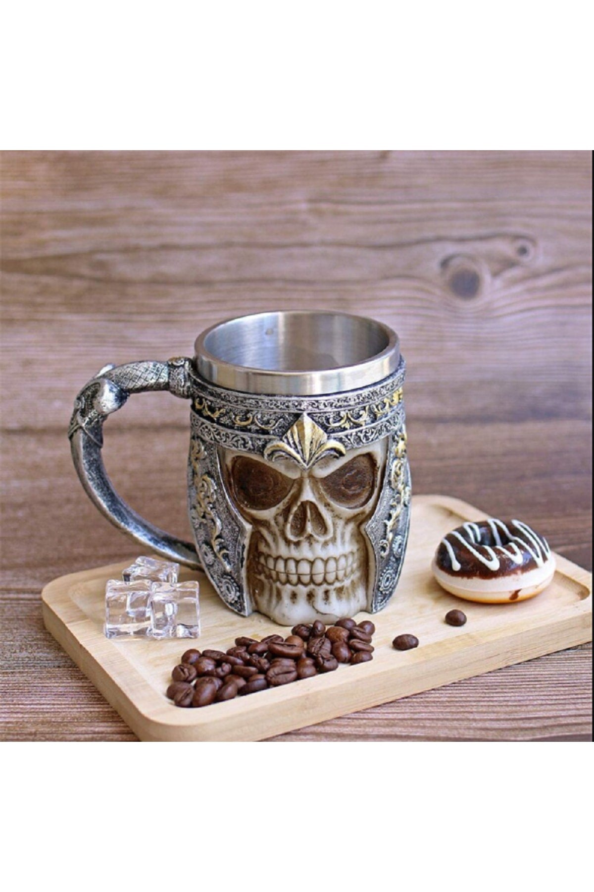 Iskelet Tasarılı Paslanmaz Çelik Viking Kupa