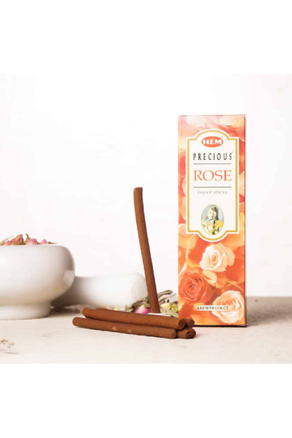 Hem Gül Aromalı Dhoop Tütsü 12'li Paket