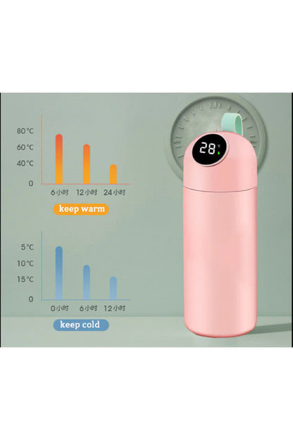 380ml Paslanmaz Çelik Lcd Ekran Akıllı Termos