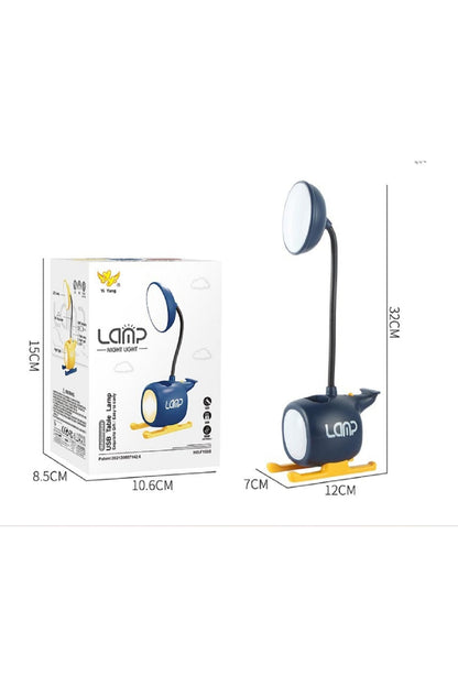 Led Masa Lambası Karikatür Usb Uçak Göz Koruması Için Çalışma Masa Işığı