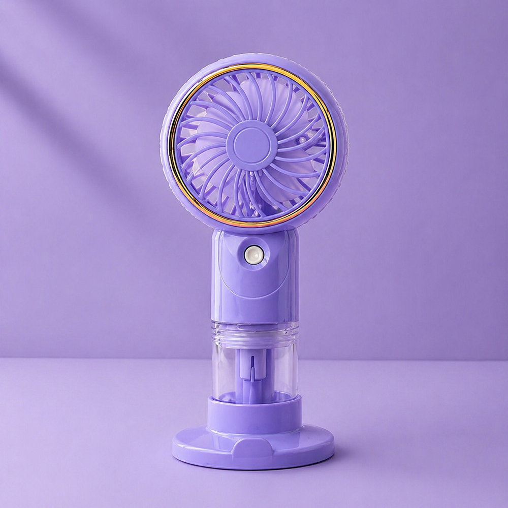Taşınabilir Mini Fan Nemlendirici Spreyli USB Şarjlı Sessiz Masaüstü Fan