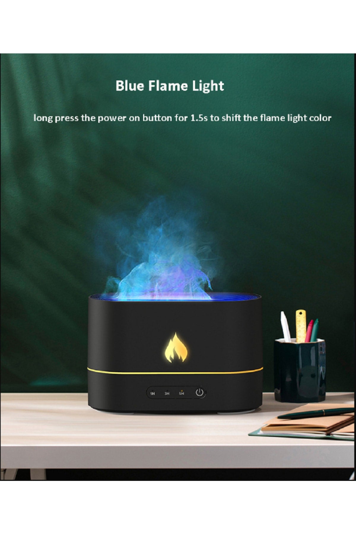 200ml Ultrasonik Usb Serin Mist Maker Mini Hava Nemlendirici Aromaterapi Yangın Gece Lambası Difüzör
