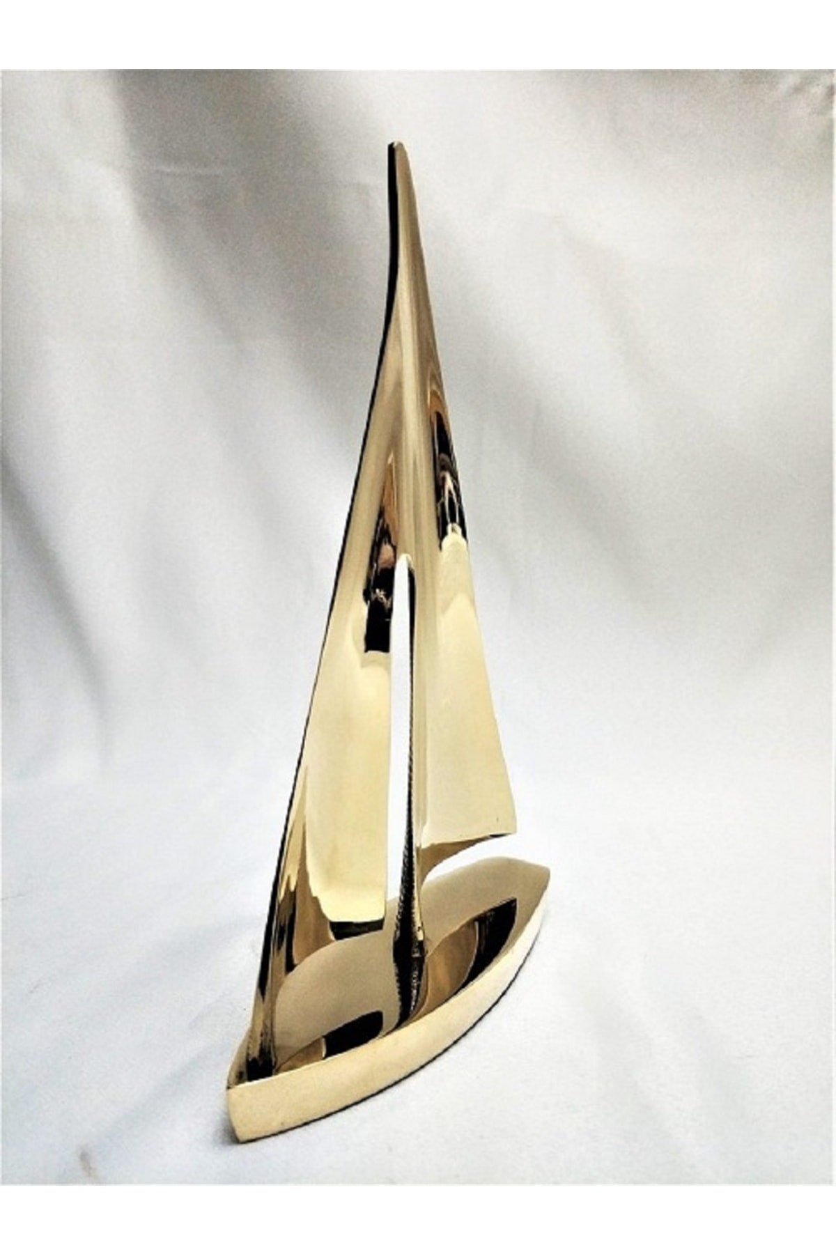 Pirinç Yelkenli Tekne 16*10 Cm