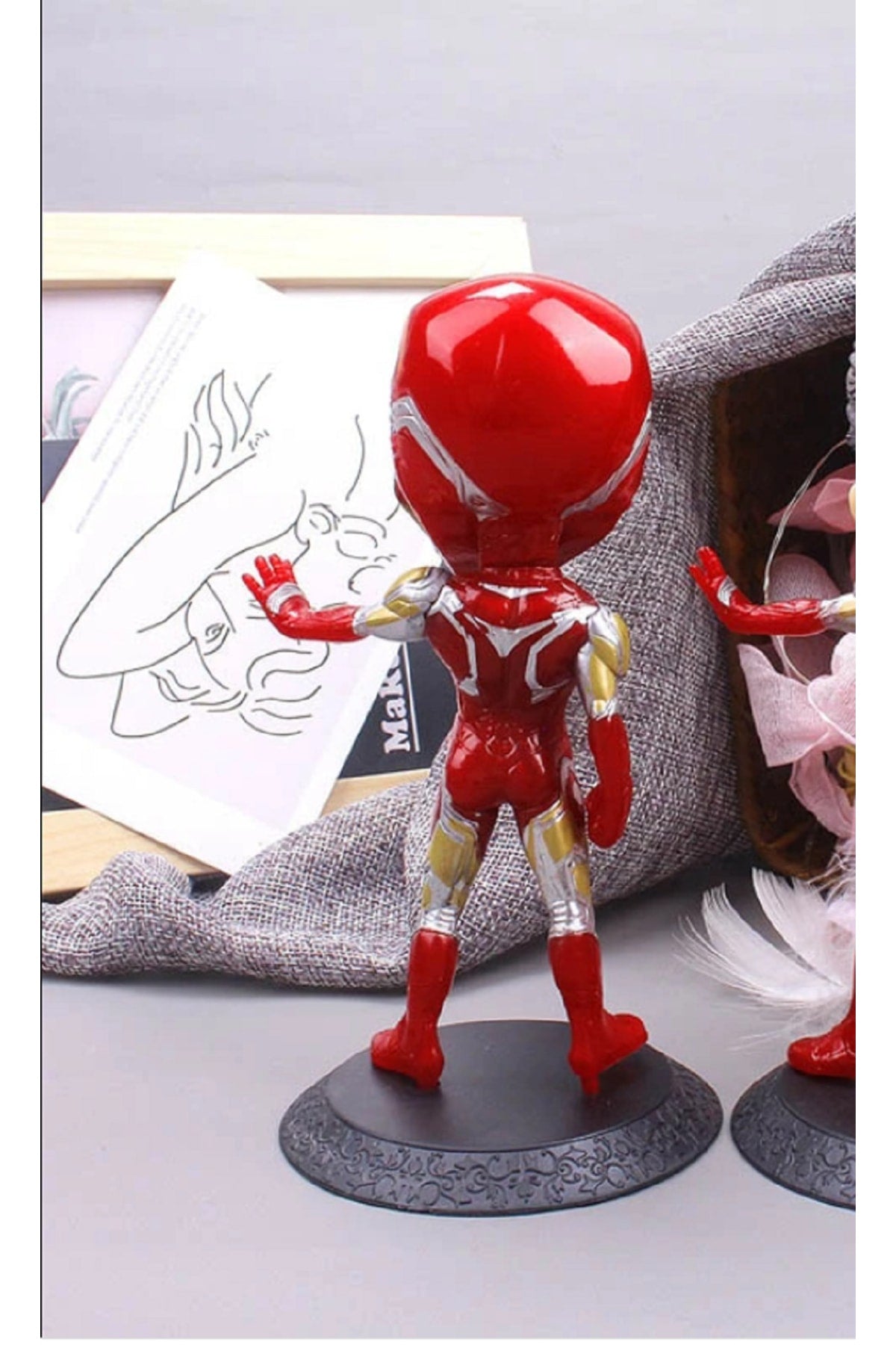 Stilleri Disney 16cm Avengers Q Posket Demir Adam Pvc Aksiyon Figürü Koleksiyon Modeli Oyuncak