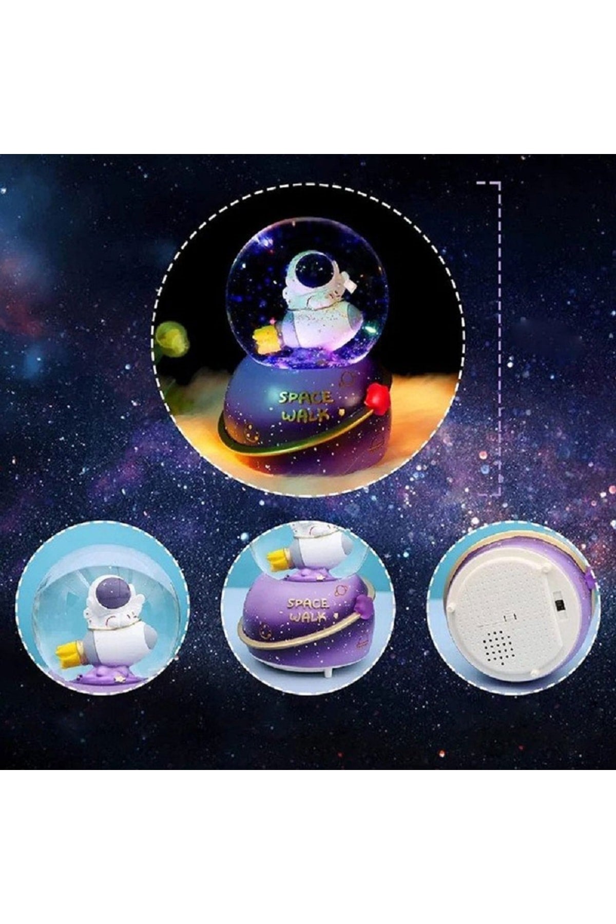 Astronot Kar Küresi Büyük Boy