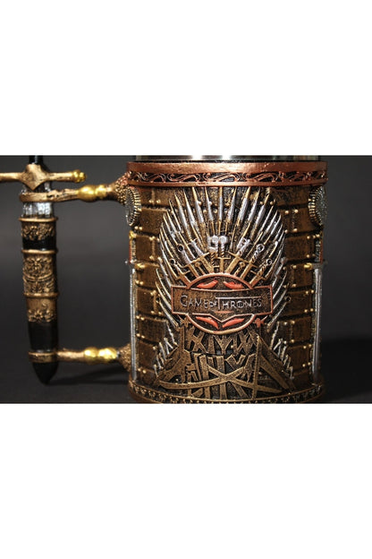 Paslanmaz Çelik Kupa Bardak 3 Boyutlu 380 Ml