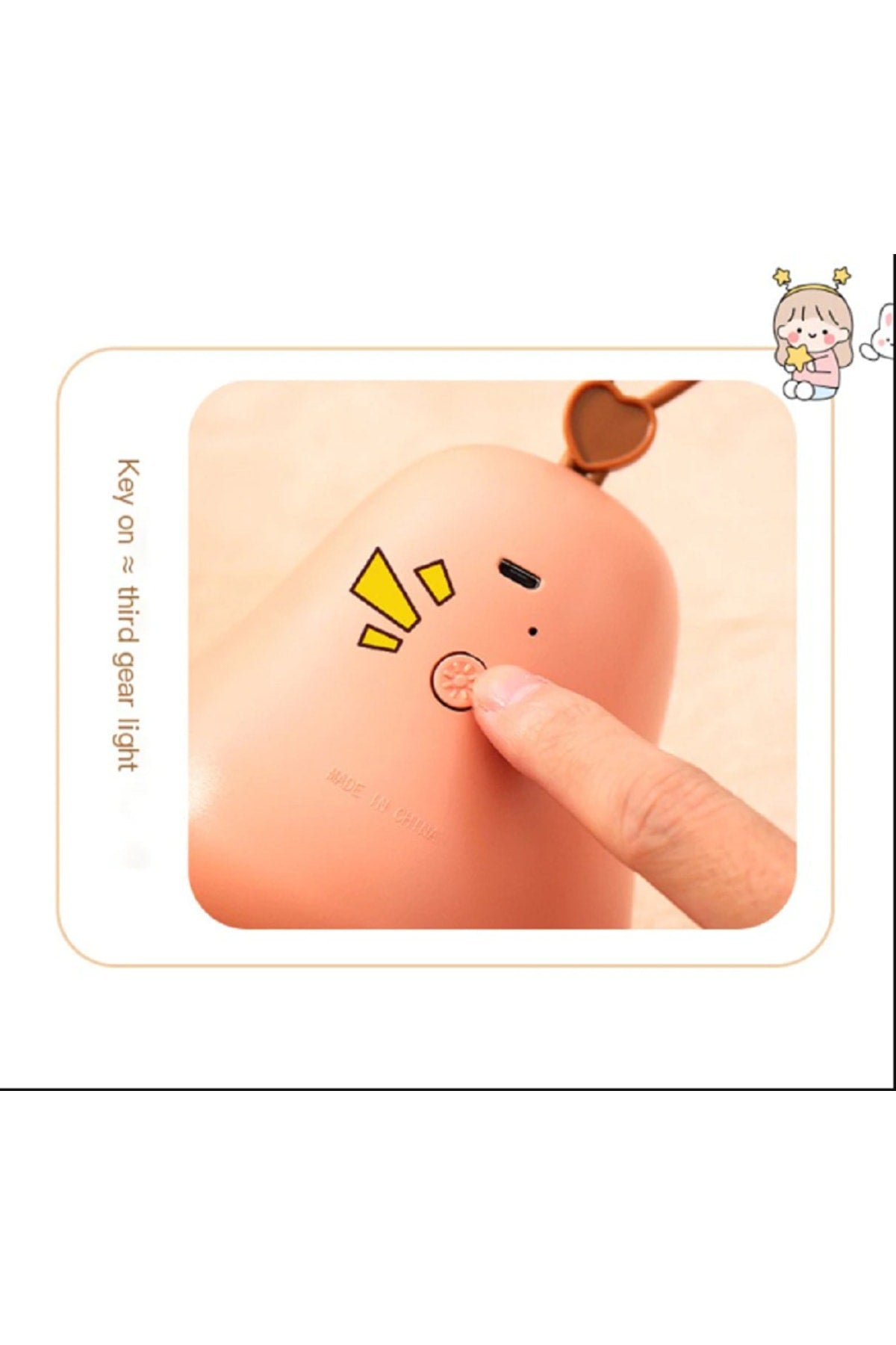 Sevimli Avakado Karikatür Usb Göz Korumalı Masa Ve Gece Lambası