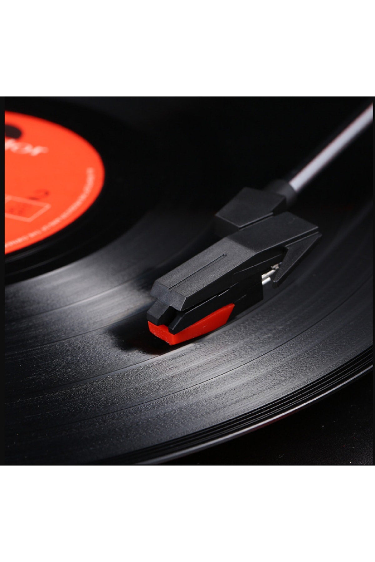 Vintage Crownwell Taşınabilir Fonograf 33/45/78rpm Pikap Çalar Gramofon Dahili Hoparlör