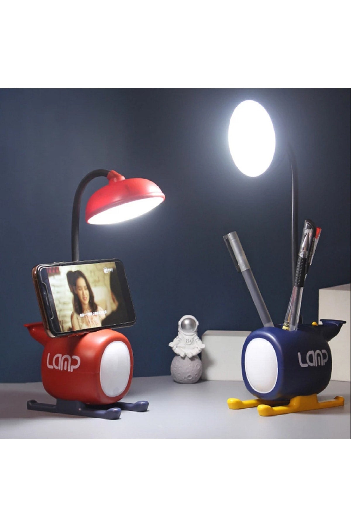 Led Masa Lambası Karikatür Usb Uçak Göz Koruması Için Çalışma Masa Işığı