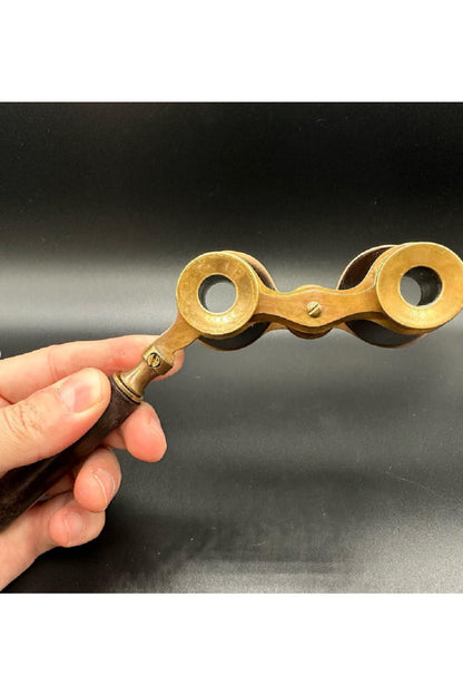 Özel Ahşap Kutulu Pirinç Opera Dürbünü