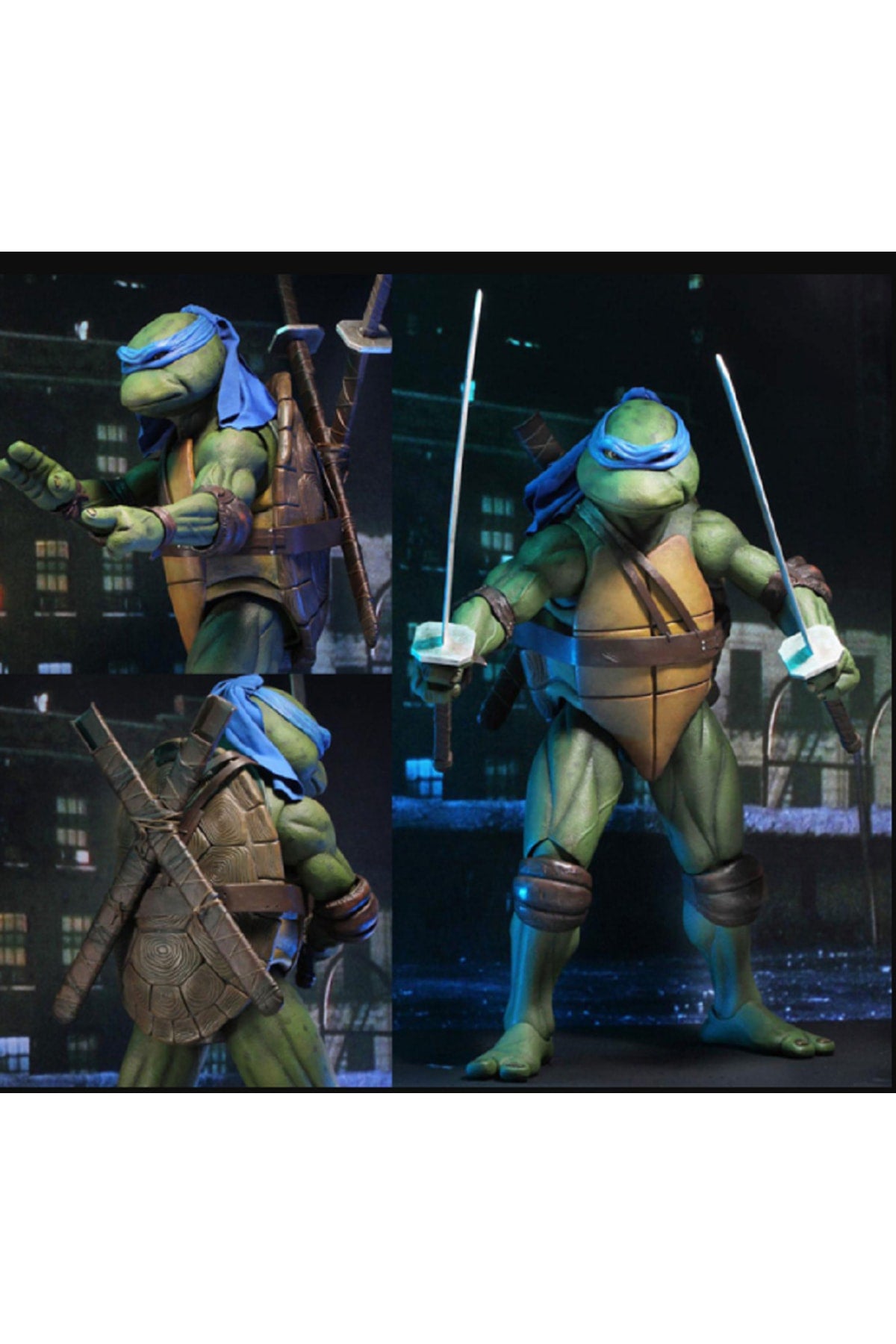 4 Adet Genç Mutant Ninja Kaplumbağalar Leonardo Donatello Raphaelaction Figür Set Obje