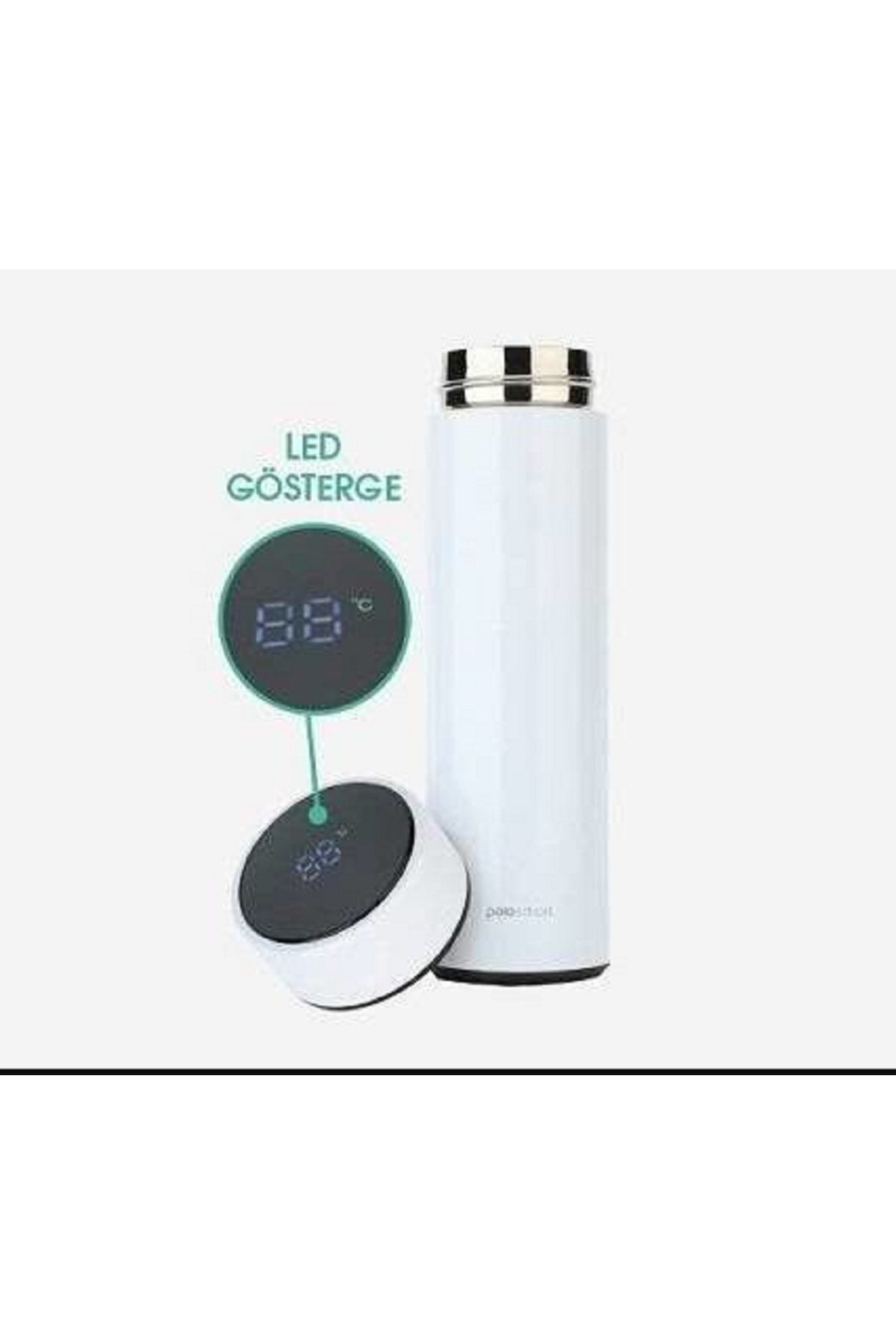 Led Göstergeli Akıllı Termos Şişe 500ml