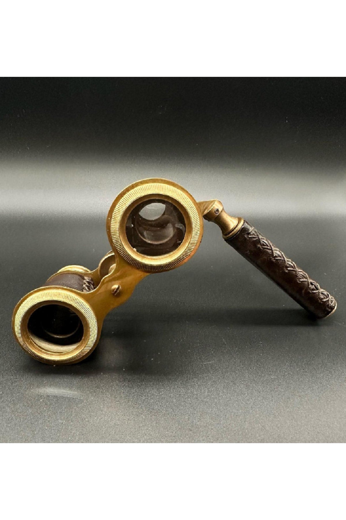 Özel Ahşap Kutulu Pirinç Opera Dürbünü