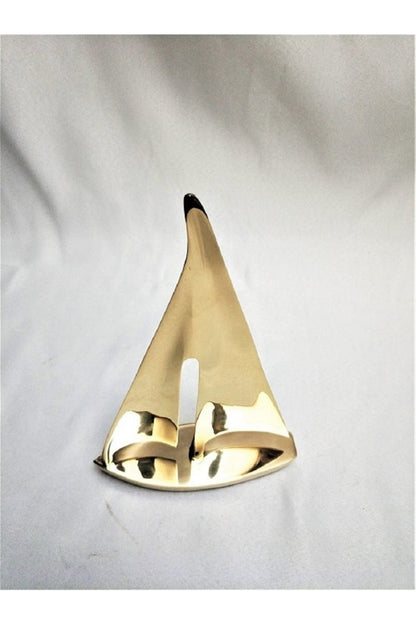 Pirinç Yelkenli Tekne 16*10 Cm