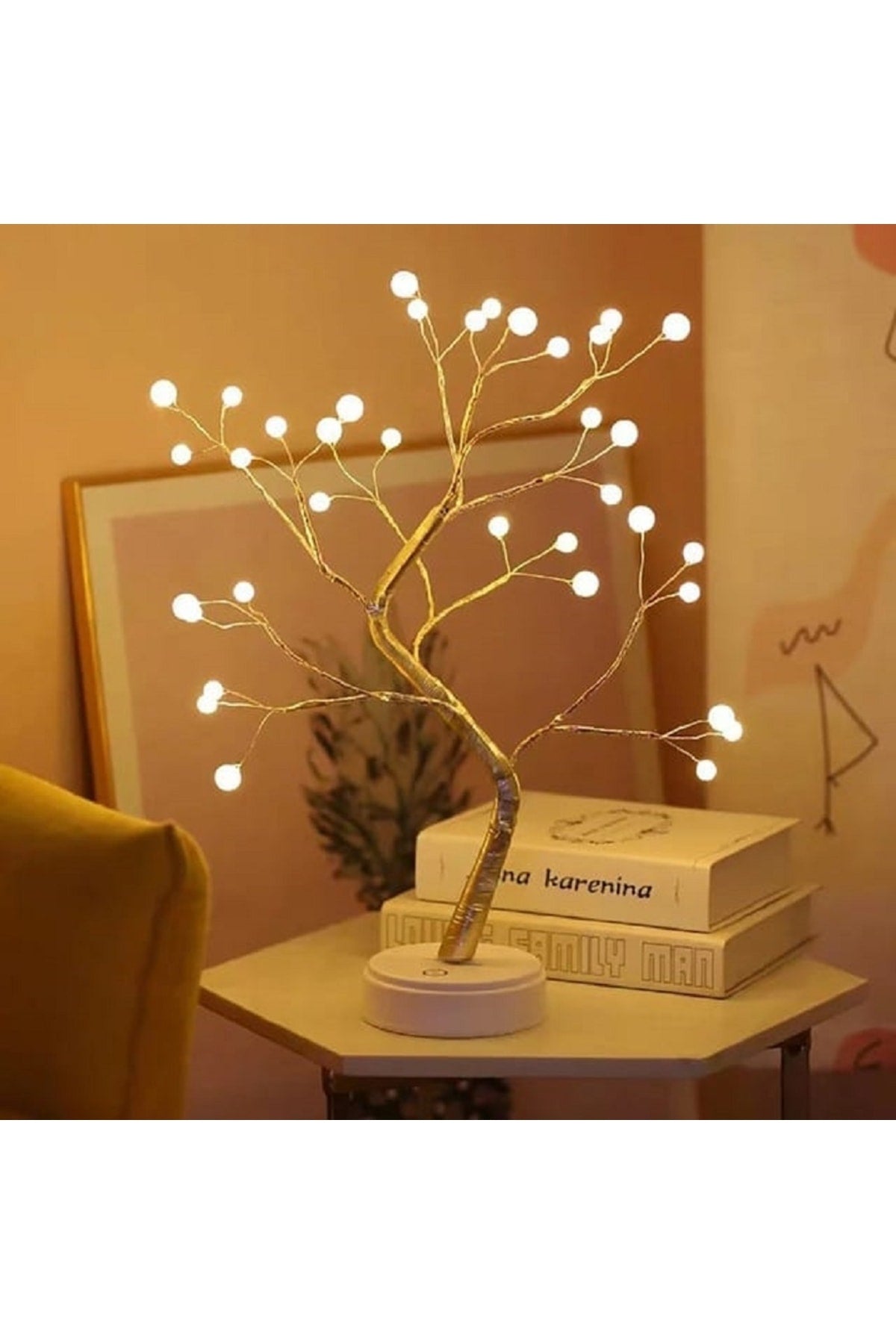 Peri Işık Ruhu Bonsai Ağacı Mini Toplu Gece Lambası