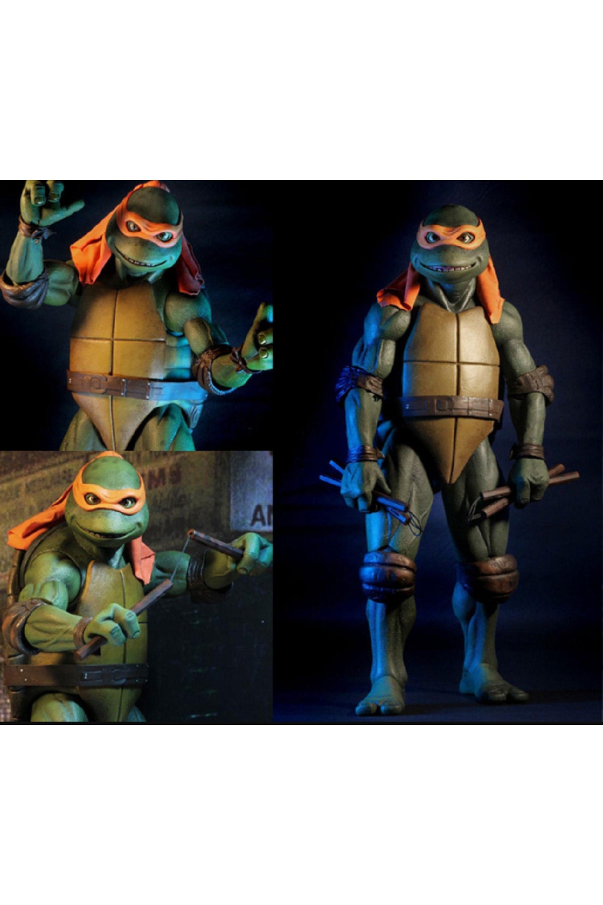 4 Adet Genç Mutant Ninja Kaplumbağalar Leonardo Donatello Raphaelaction Figür Set Obje