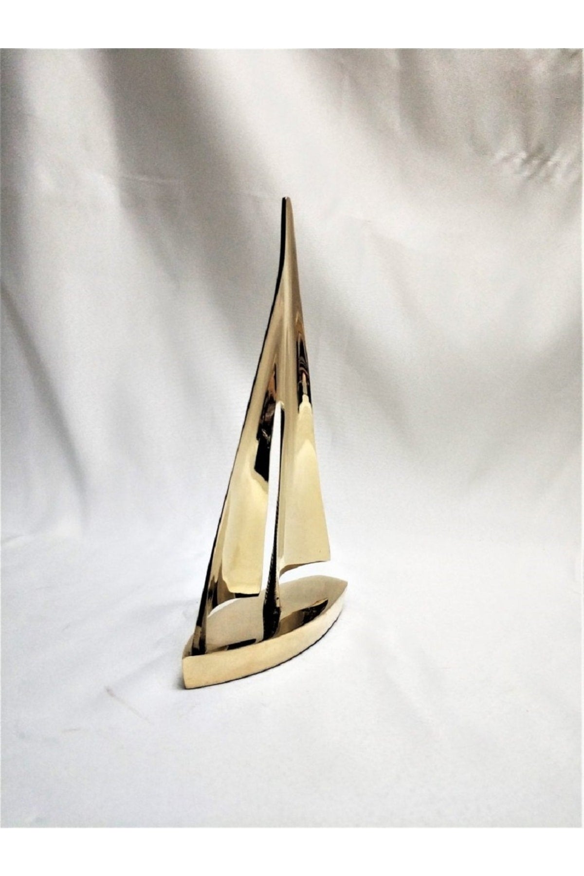Pirinç Yelkenli Tekne 16*10 Cm