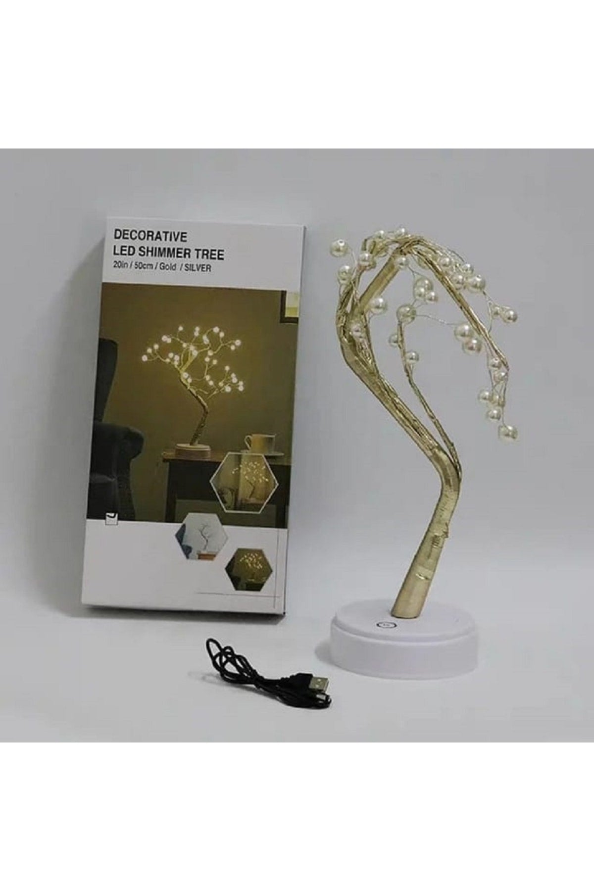 Peri Işık Ruhu Bonsai Ağacı Mini Toplu Gece Lambası