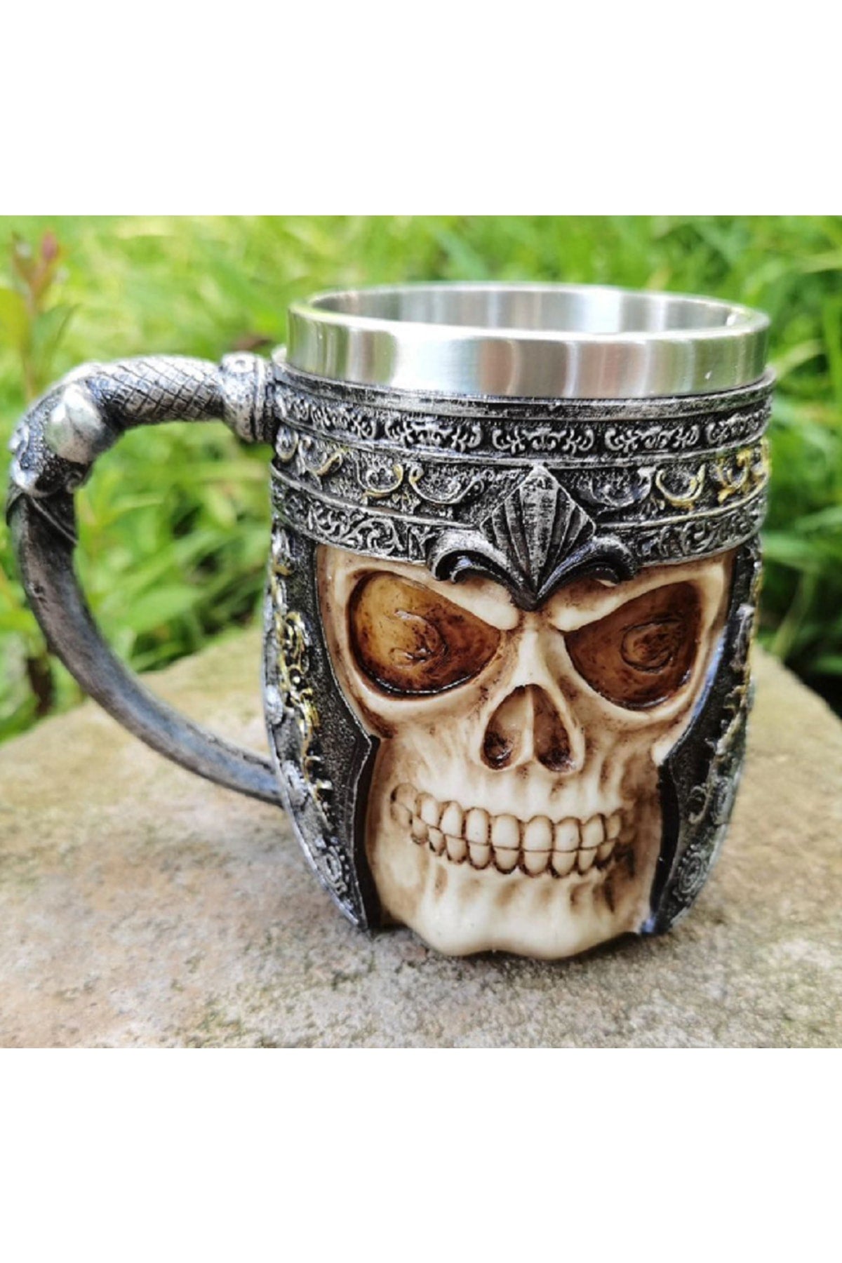 Iskelet Tasarılı Paslanmaz Çelik Viking Kupa