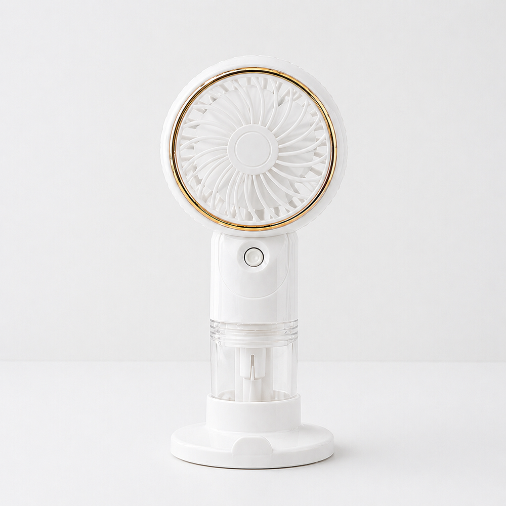 Taşınabilir Mini Fan Nemlendirici Spreyli USB Şarjlı Sessiz Masaüstü Fan